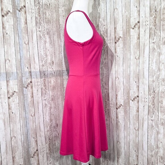 Women's Old Navy Dress | Sleeveless | Small | Fit And Flare | Knee Length | Pink - Picture 2 of 16
